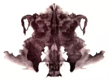 Plansza testu Rorschacha – zwierzęca skóra