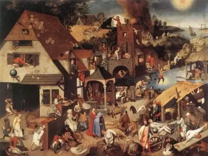 przysłowia holenderskie Pieter Bruegel niderlandzkie malarstwo
